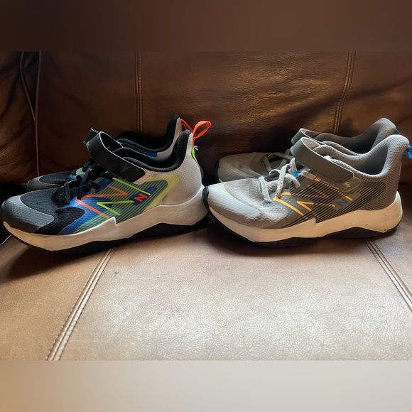 New Balance Shoes New Balance 2 Pairs Boys No Tie Sneakers Pair Barely Used And 1 Pair Used